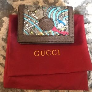 Gucci x Disney Bifold Compact Wallet Card Case Holder